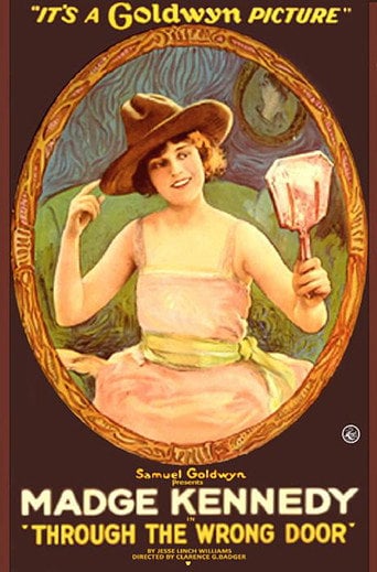 Movie poster for Through the Wrong Door (1919)