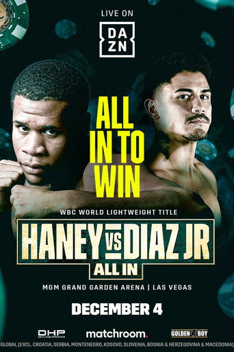 Movie poster for Devin Haney vs. JoJo Diaz (2021)