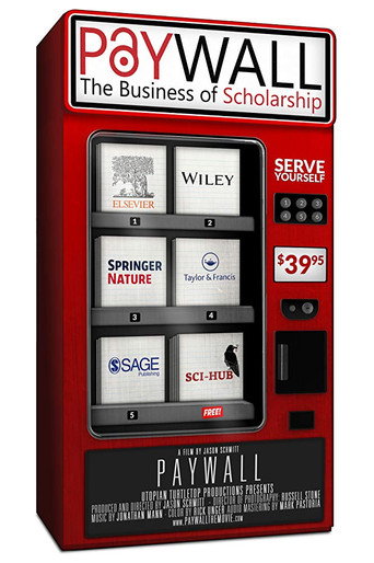 Movie poster for Paywall: The Business of Scholarship (2018)