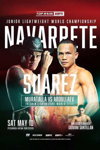 Movie poster for Emanuel Navarrete vs. Charly Suarez (2025)