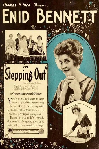 Movie poster for Stepping Out (1919)