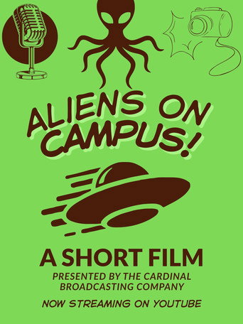 Movie poster for Aliens on Campus (2025)