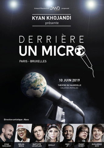 Derrière un micro - Paris-Bruxelles poster