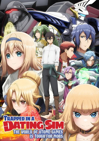 Series poster for Trapped in a Dating Sim: The World of Otome Games Is Tough for Mobs (2022)