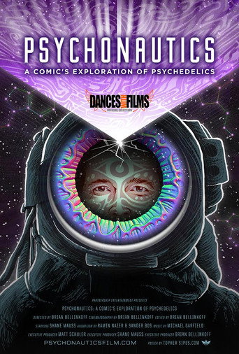 Movie poster for Psychonautics: A Comic's Exploration of Psychedelics (2018)