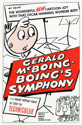 Movie poster for Gerald McBoing-Boing's Symphony (1953)
