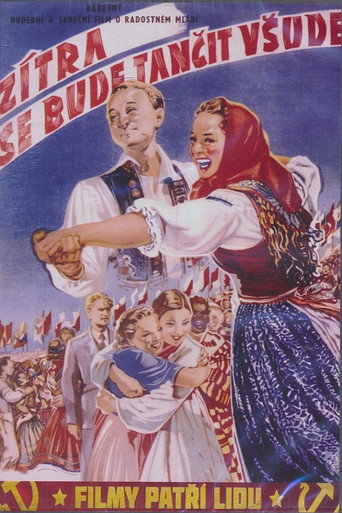 Movie poster for Zítra se bude tančit všude (1952)