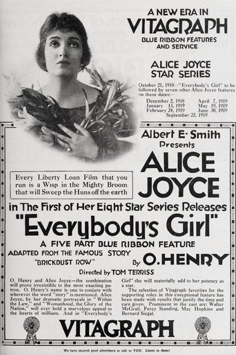 Movie poster for Everybody's Girl (1918)