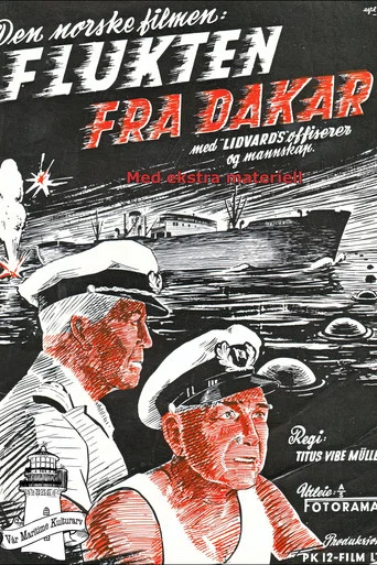 Movie poster for Flukten fra Dakar (1951)