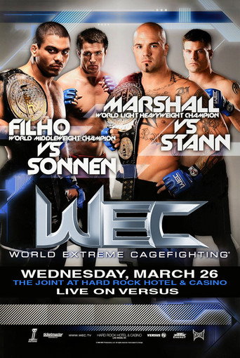 Movie poster for WEC 33: Marshall vs. Stann (2008)