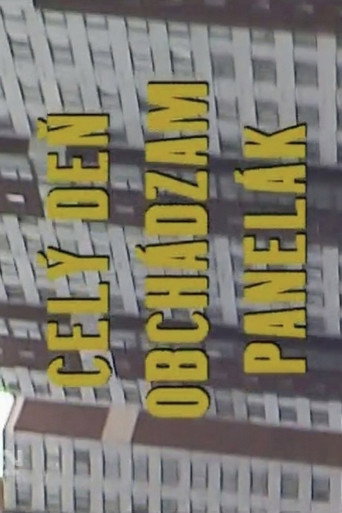 Celý deň obchádzam panelák poster