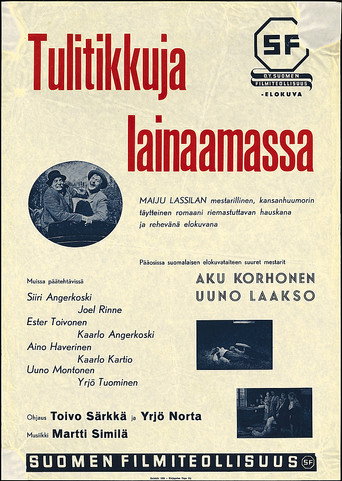 Movie poster for Tulitikkuja lainaamassa (1938)
