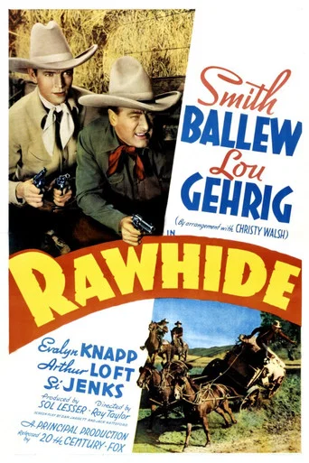 Movie poster for Rawhide (1938)