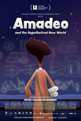 Movie poster for Amadeo e o hipotético mundo novo (2026)
