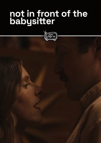 not in front of the babysitter poster