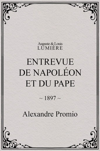 Interview Between Napoleon and the Pope poster