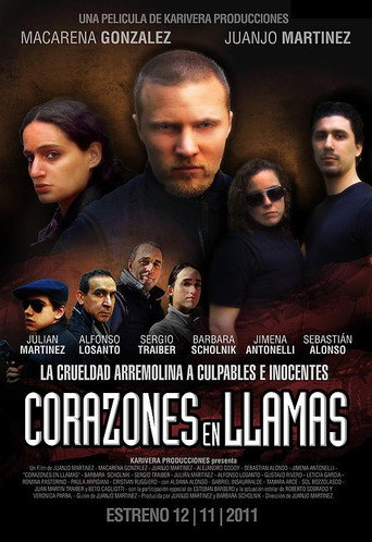 Movie poster for Corazones en llamas (2011)
