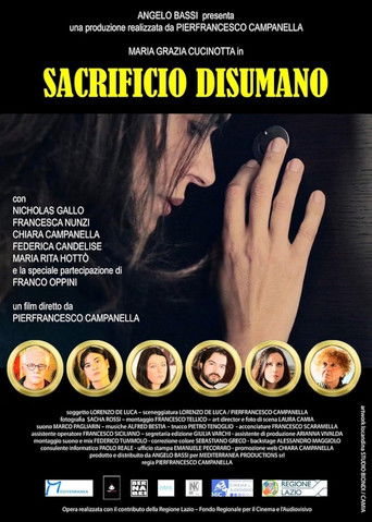 Sacrificio disumano poster