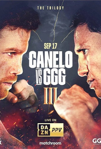 Movie poster for Canelo Alvarez vs. Gennady Golovkin III (2022)