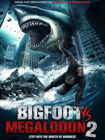 Movie poster for Bigfoot vs Megalodon 2 (2023)