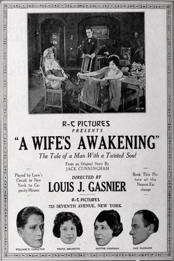 Movie poster for A Wife's Awakening (1921)