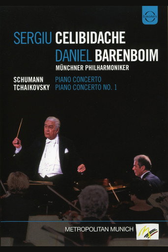 Movie poster for Daniel Barenboim & Sergiu Celibidache: Schumann, Piano Concerto / Tchaikovsky, Piano Concerto No. 1 (2011)