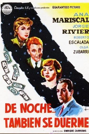 Movie poster for De noche también se duerme (1956)