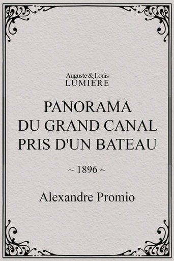 Movie poster for Panorama of the Grand Canal Taken from a Boat (1896)