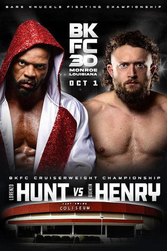 Movie poster for BKFC 30: Hunt vs Henry (2022)