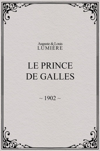 Le prince de Galles poster