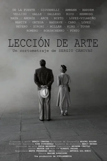 Movie poster for Lección de arte