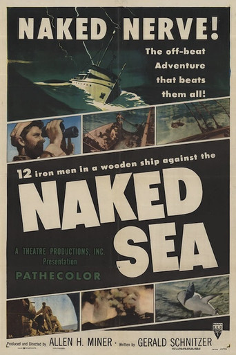 Movie poster for The Naked Sea (1955)