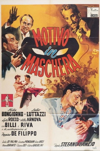 Movie poster for Motivo in maschera (1955)