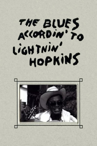 Movie poster for The Blues Accordin' to Lightnin' Hopkins (1968)
