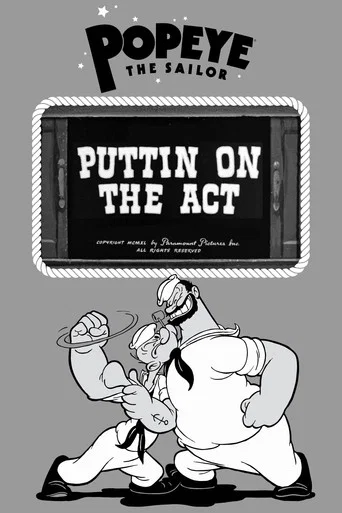 Movie poster for Puttin on the Act (1940)