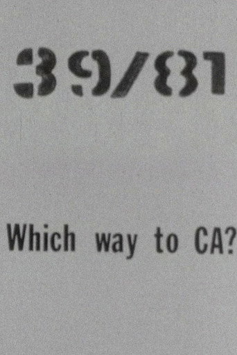 Movie poster for 39/81 Which Way to CA? (1981)