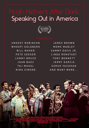 Movie poster for Hugh Hefner's After Dark: Speaking Out in America (2018)