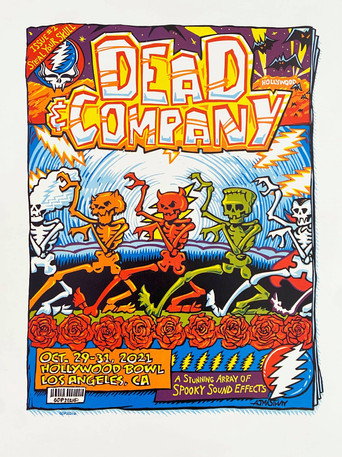 Movie poster for Dead & Company: 2021.10.29 - Hollywood Bowl - Hollywood, CA (2021)