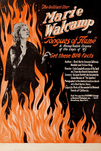 Movie poster for Tongues of Flame (1918)