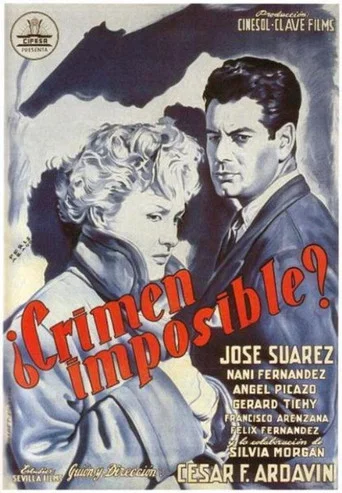 Movie poster for ¿Crimen imposible? (1954)