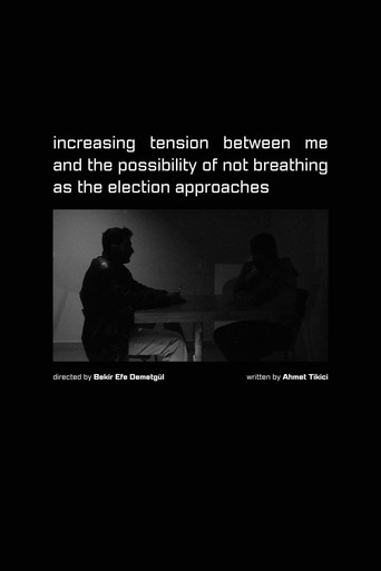 Movie poster for Increasing Tension Between Me and the Possibility of Not Breathing as the Election Approaches (2023)