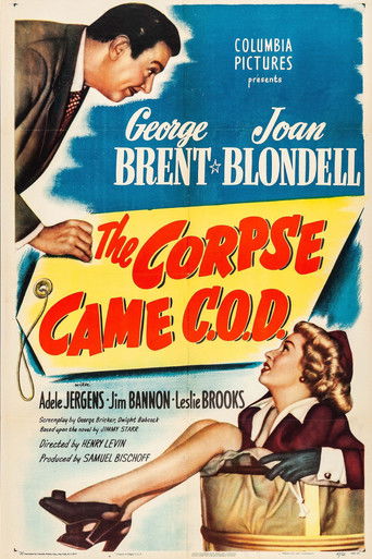 The Corpse Came C.O.D. poster