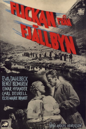 Movie poster for Flickan från fjällbyn (1948)