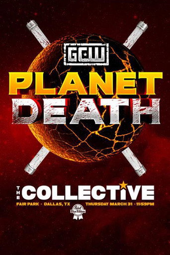 Movie poster for GCW Planet Death (2022)