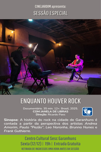Movie poster for Garanhuns: enquanto houver rock (2025)