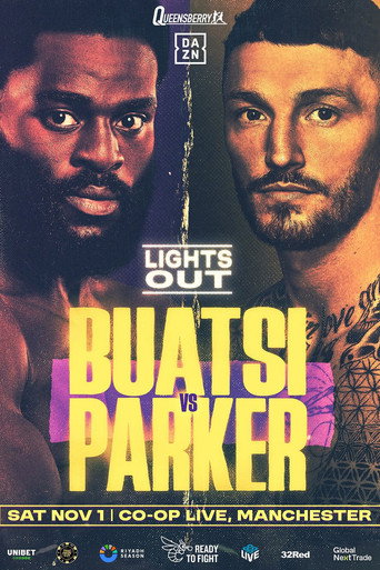Movie poster for Joshua Buatsi vs. Zach Parker (2025)
