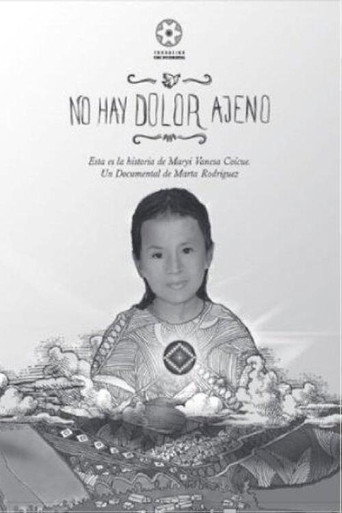 Movie poster for No hay dolor ajeno (2012)