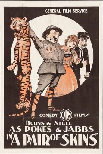 Movie poster for A Pair of Skins (1916)