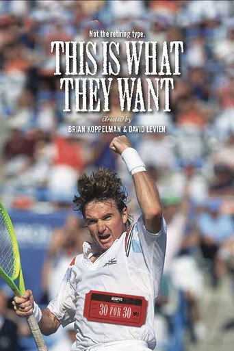 Movie poster for This Is What They Want (2013)