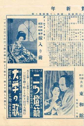 Movie poster for Before the Wedding (1933)